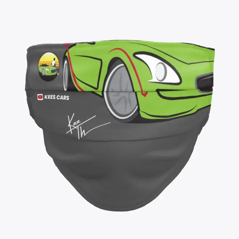 Kees' Cars Branded Logo Car Face Mask